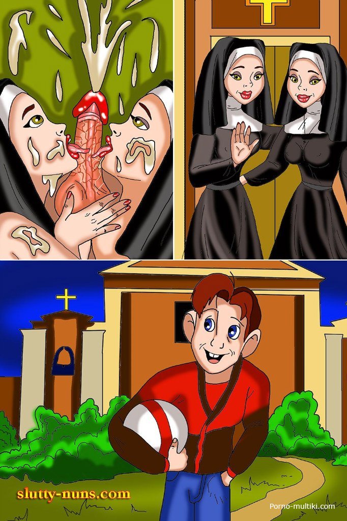 Порно Мультики Монашки