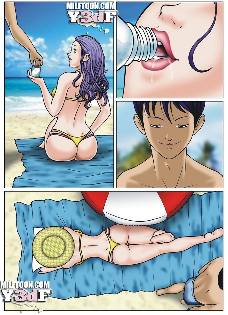 Порно Комиксы С Мамой На Пляже