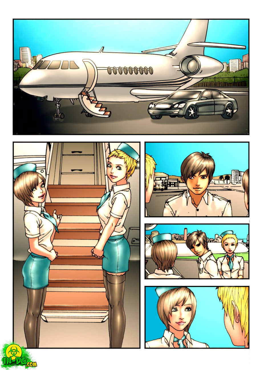 Порно комиксы стюардесса фото 87